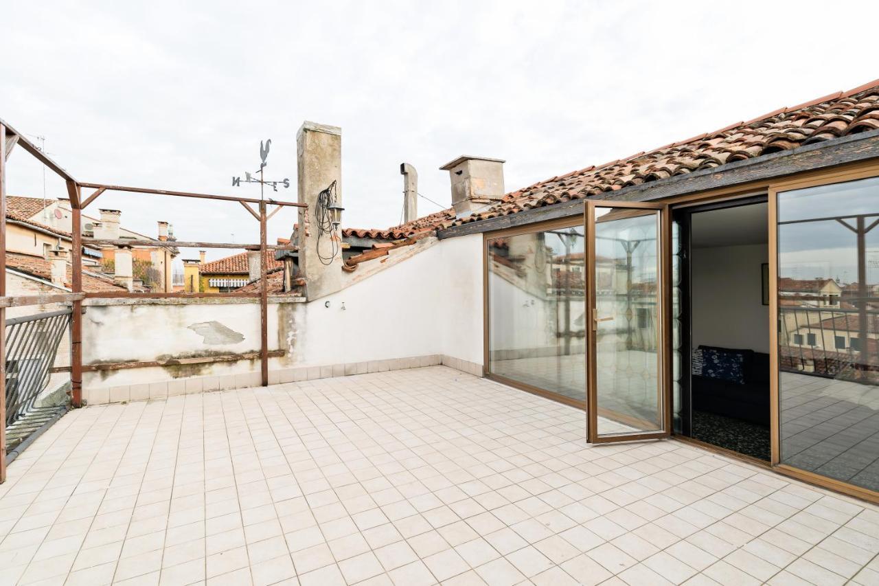 Ponte Di Rialto Penthouse With Panoramic Terrace Veneza Exterior foto